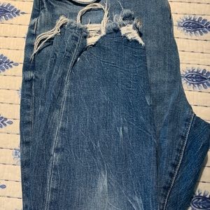 Petite ripe jeans
